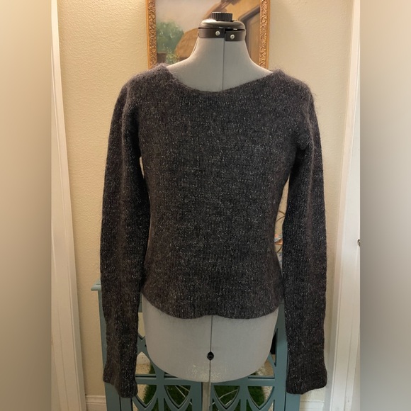 Dolce & Gabbana sweater 100% wool with leather DG - Picture 1 of 7